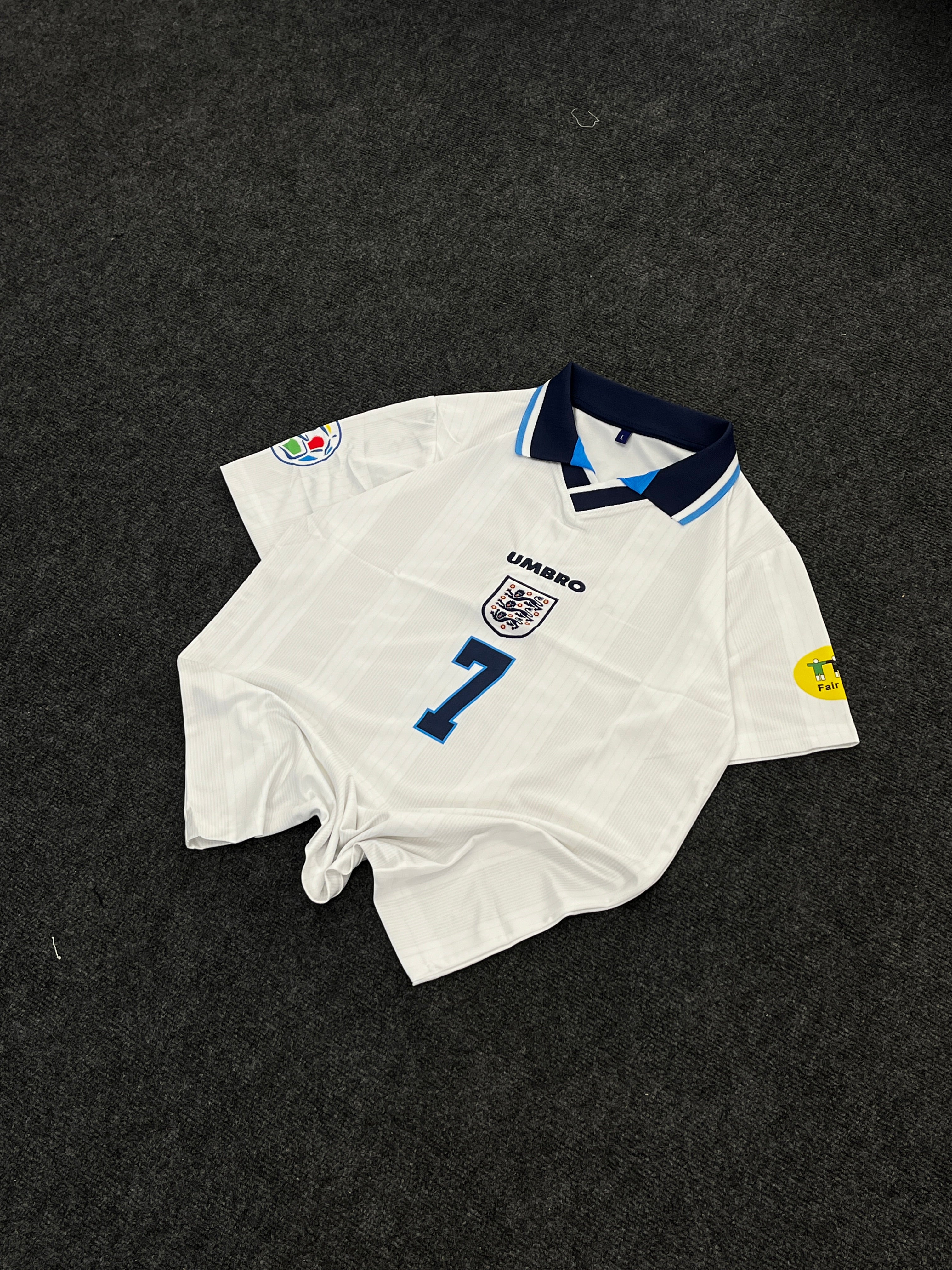 ENGLAND BECKHAM RETRO JERSEY
