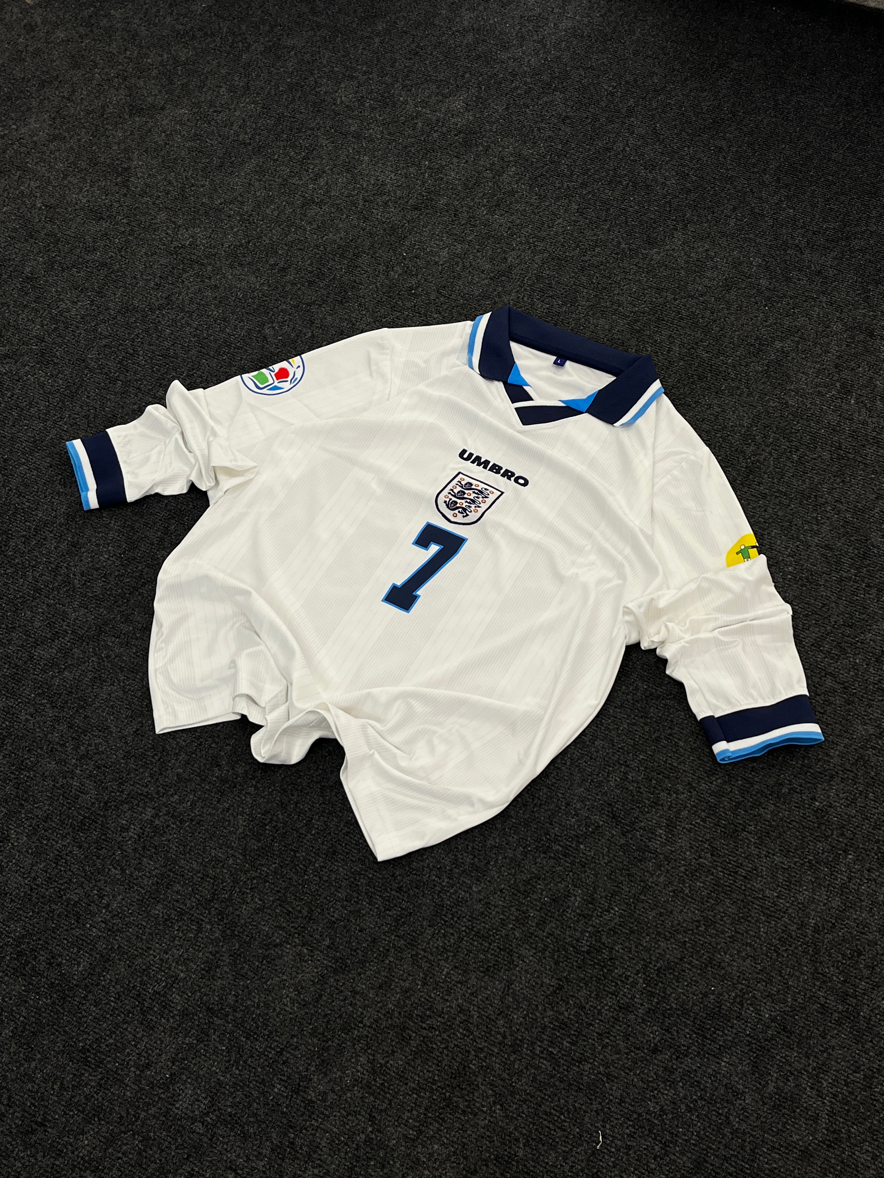 ENGLAND BECKHAM RETRO FULL SLEEVE