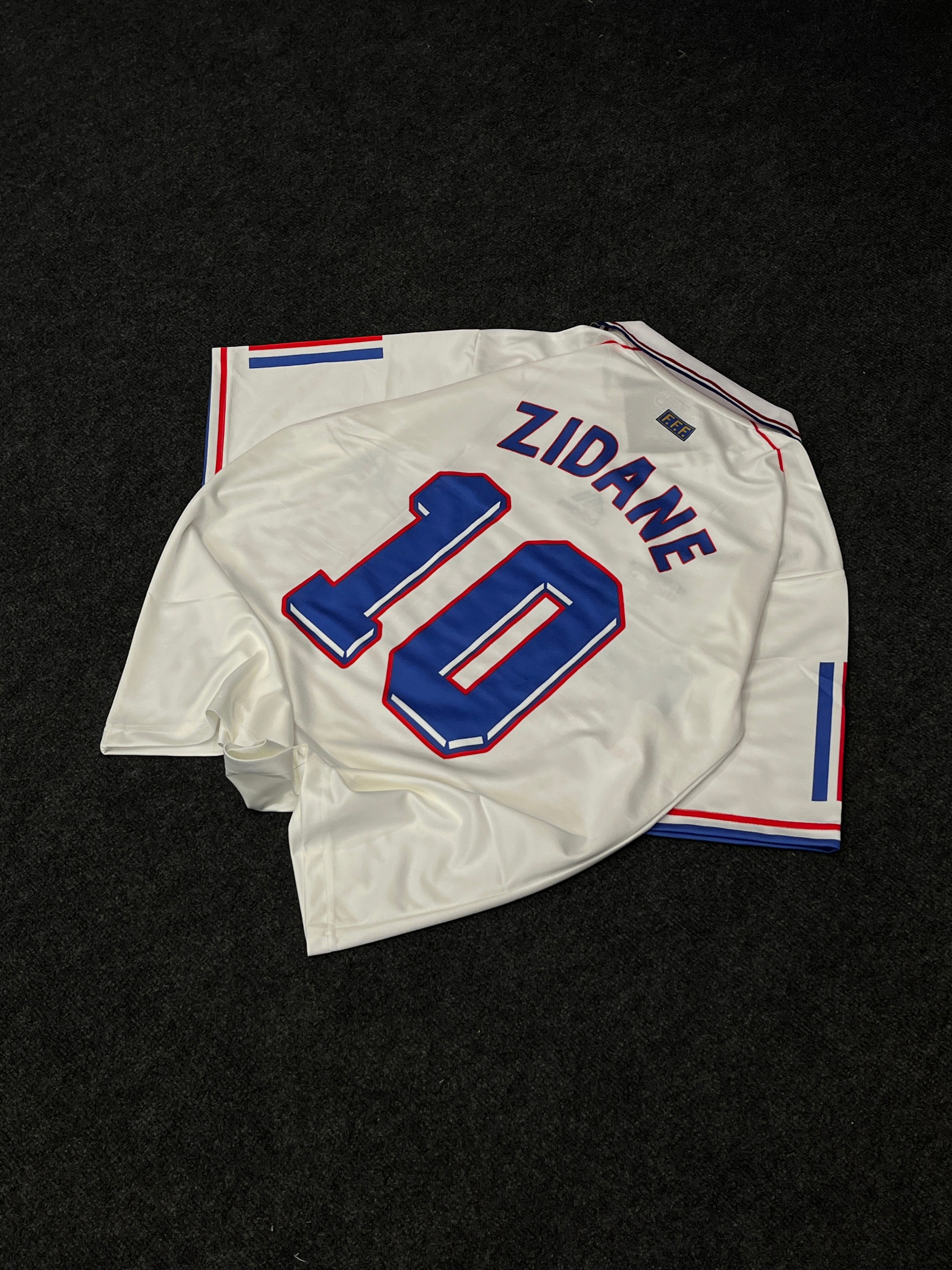 FRANCE WORLD CUP RETRO JERSEY ZIDANE