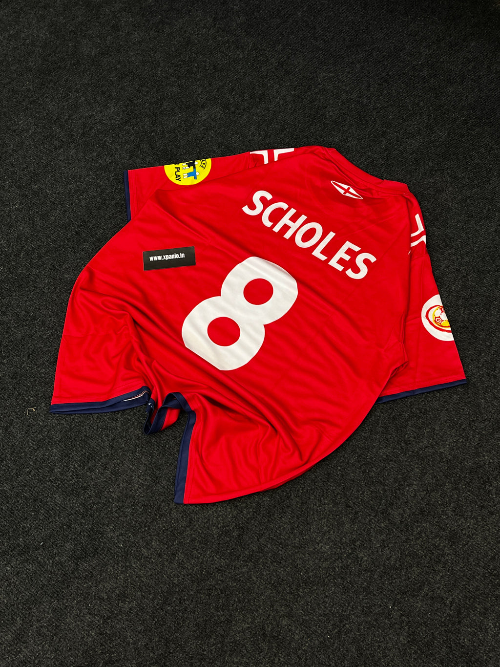 ENGLAND SCHOLES RETRO JERSEY